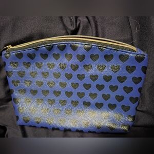 Blue Heart Patterned Women's Bag